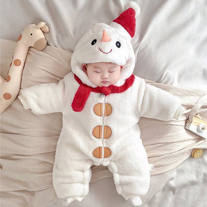 👶❄️ بدلة رجل الثلج للمواليد