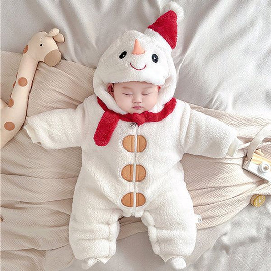 👶❄️ بدلة رجل الثلج للمواليد