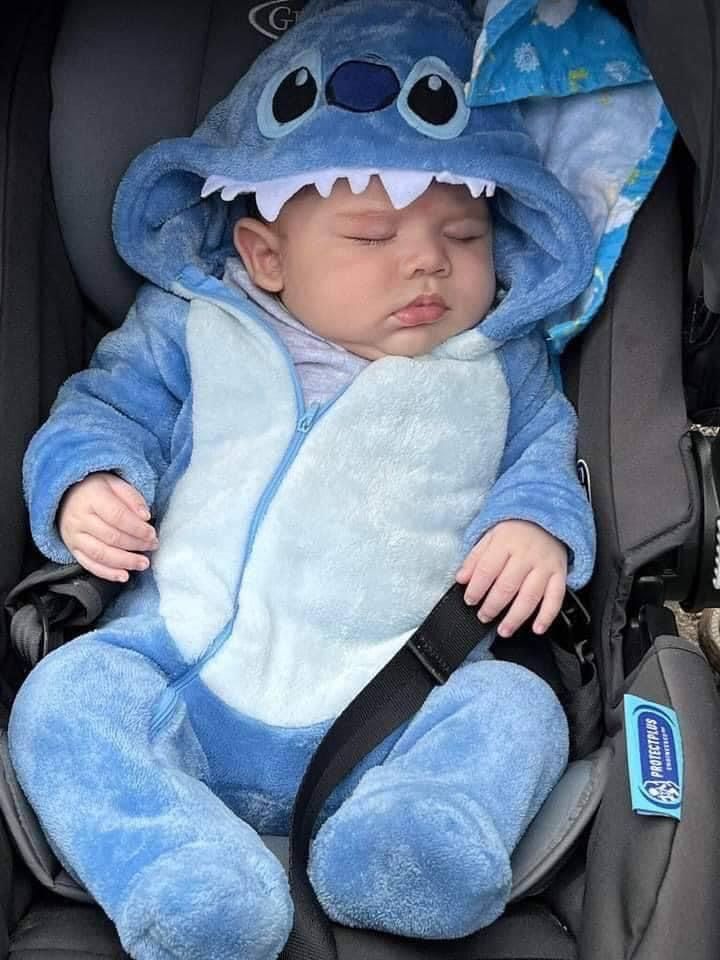 🍼💙 بدلة ستِيتش الدافئة للأطفال