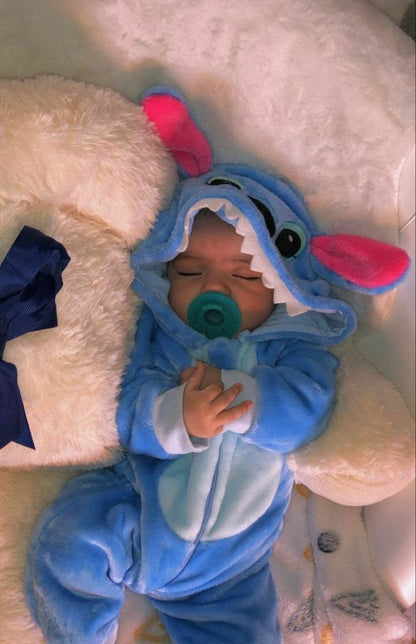 🍼💙 بدلة ستِيتش الدافئة للأطفال